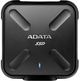 External HDD SSD Adata SD700 256 GB Black