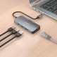 Type d\'amarrage USB C Aisens ASC-6P019-GR