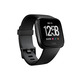 Fitbit versa smartwatch en aluminium noir/ noir