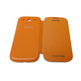 Flip Cover Case for Samsung Galaxy S3 Orange