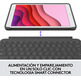 Funda con Teclado Logitech Combo Touch iPad (7ª y 8ª Gen) 10.2 " Gris