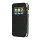 Cover for iPhone 6 with lid and window 4.7 " Jaune