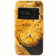 Case de livre de Samsung J3 2016 horloge de carte