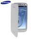 Flip Cover Case for Samsung Galaxy S3 Blanc