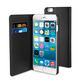 Black Wallet Folio Stand Case Muvit for iphone 6 Plus