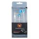 Metallic Stereo In-ear Earphone with Microphone (Blue) - iPhone