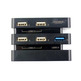 2 to 5 port (2.0 3.0) USB HUB Adapter PS4 Pro (Dobe) Noire