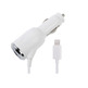 Chargeur de voiture pour iPhone 5 Blanc