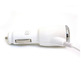 Chargeur de voiture pour iPhone 5 Blanc