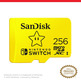 Memoria MicroSDXC 256 Go Sandisk Switch