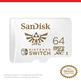 Memoria MicroSDXC 64 Go Sandisk Switch