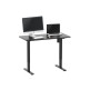 Table de jeu électronique Hauteur régulière Noir 120x60 - Equip
