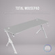 Mesa Mars Gaming MGD XL White 160x60 cm