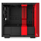 NZXT Boîtier MINI ITX H210 Noir-Rouge