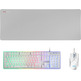 Pack Mars Gaming MCPX Teclado H-Mech + Ratón + Alfombrilla Blanco