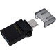 Pendrive Kingston DTDUO 3.0 G2 128 Go Negro