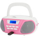 Radio CD Aiwa Boombox BBTU-300PK Rosa