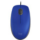 Ratón Logitech M110 Souris silencieuse Azul 1000 DPI