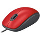 Ratón Logitech M110 Souris silencieuse Rojo 1000 DPI