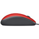 Ratón Logitech M110 Souris silencieuse Rojo 1000 DPI