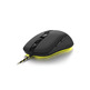 Le requin Zone de requin M52 Jeu de souris noir