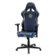 Fauteuil dxracer de la série r oh/rz74/wbb bleu-or pin - comprend 2 plaquettes