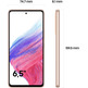 Smartphone Samsung Galaxy A53 8GB/256GB 6.5''5G Naranja