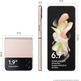 Smartphone Samsung Galaxy Z Flip 4 8GB/128 Go 5G Gold