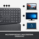 Teclado Inalámbrico Bluetooth Logitech Ergo K860