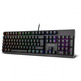 Teclado Ozone Alliance Gaming Semi mecánico Negro