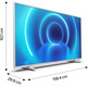 Téléviseur Philips 70PUS7555 70 " Ultra HD 4K / Smart TV/WiFi Plata