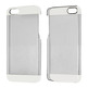 Transparent Plastic Case for iPhone 5/5S Noir / Vert