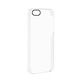 Transparent Plastic Case for iPhone 5/5S Noir / Vert