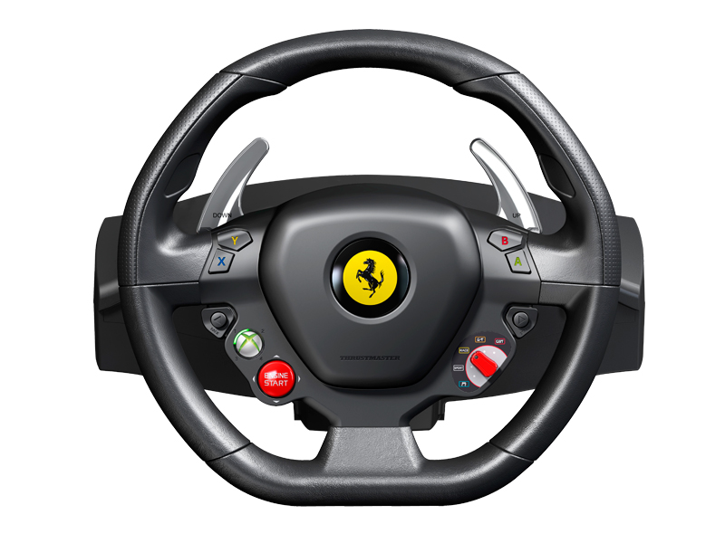 THRUSTMASTER VOLANT TX FERRARI 458 ITALIA + PEDALIER