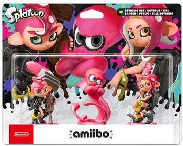 Amiibo Splatoon Octoling Un Garçon, Une Fille, La Pieuvre