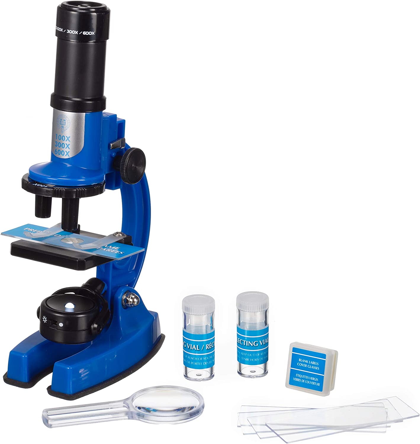 Kit de Microscope enfant Bresser avec 33 pièces