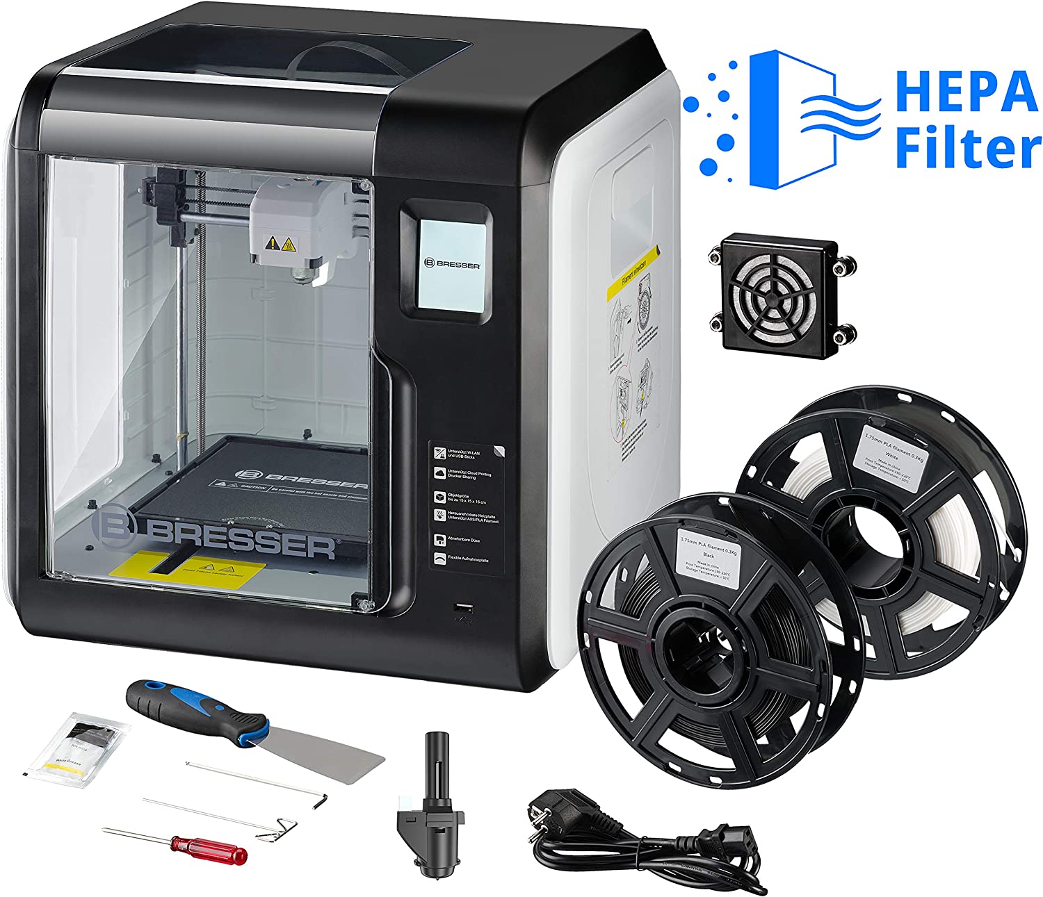 Filament PLA BRESSER 1 kg pour imprimante 3D