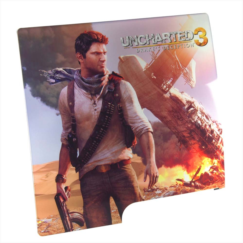 Uncharted 3 Face Plate Cover for PS3 Slim - DiscoAzul.com