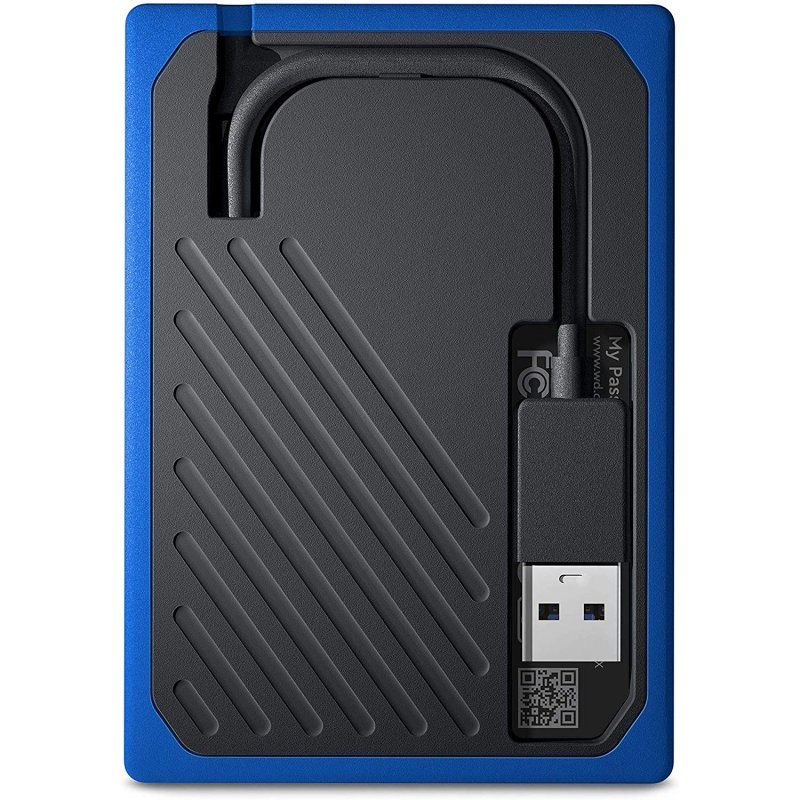 Disque dur externe SSD WD My Passport 500 Go GO Bleu