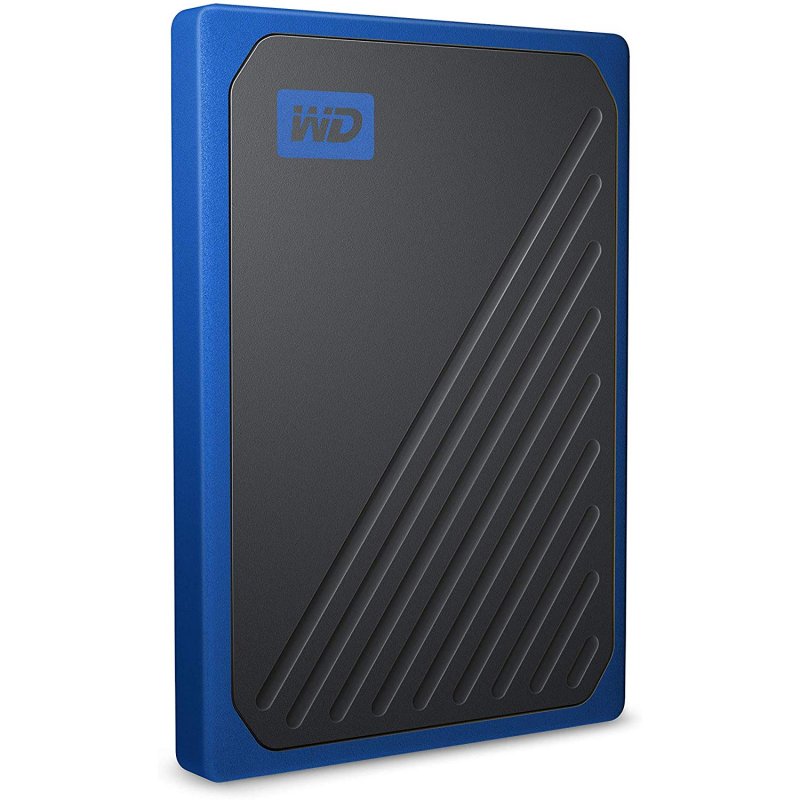 WD My Passport Go - Disque dur SSD externe 2To USB 3.0 noir et bleu