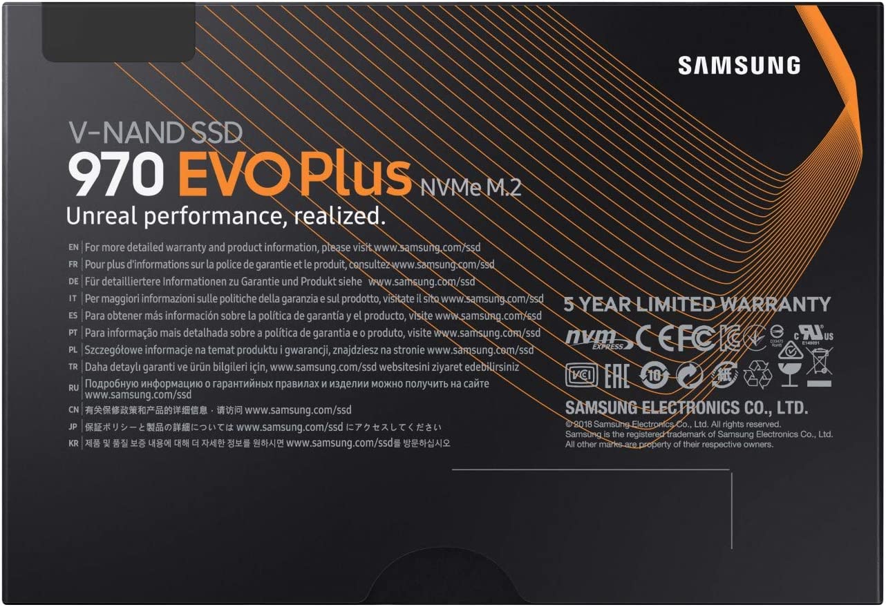 Disque dur Samsung 970 EVO Plus NVME SSD M2 1To