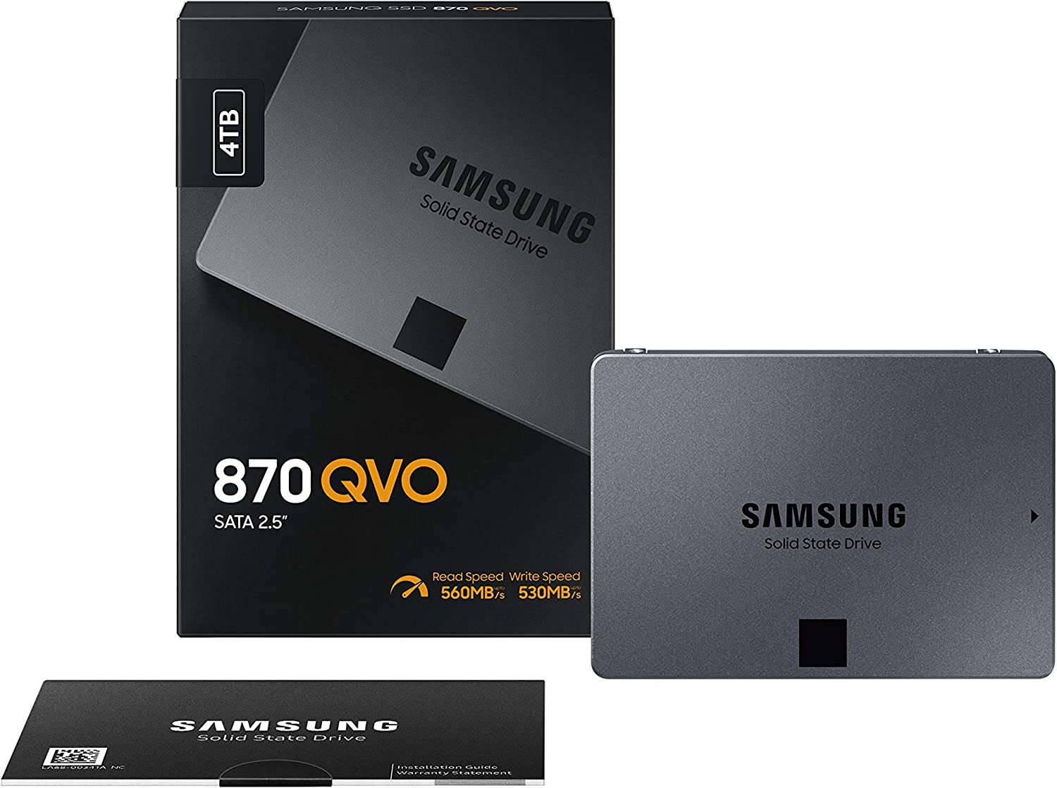 Samsung 870 QVO 4TB SATA 3 2 5 HDD SSD DiscoAzul