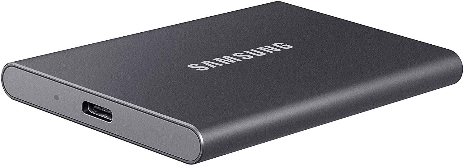 Samsung – Disque Dur Ssd Portable T7, Usb 500, Type C, Capacité De