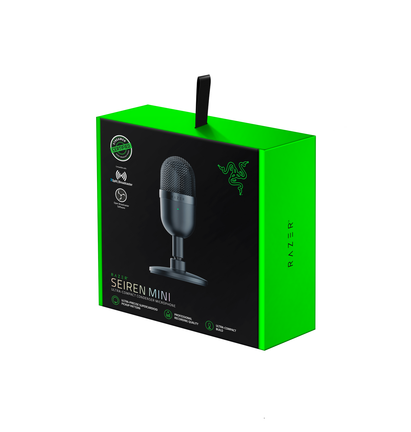 Mini Microphone noir Razer Seiren - DiscoAzul.com