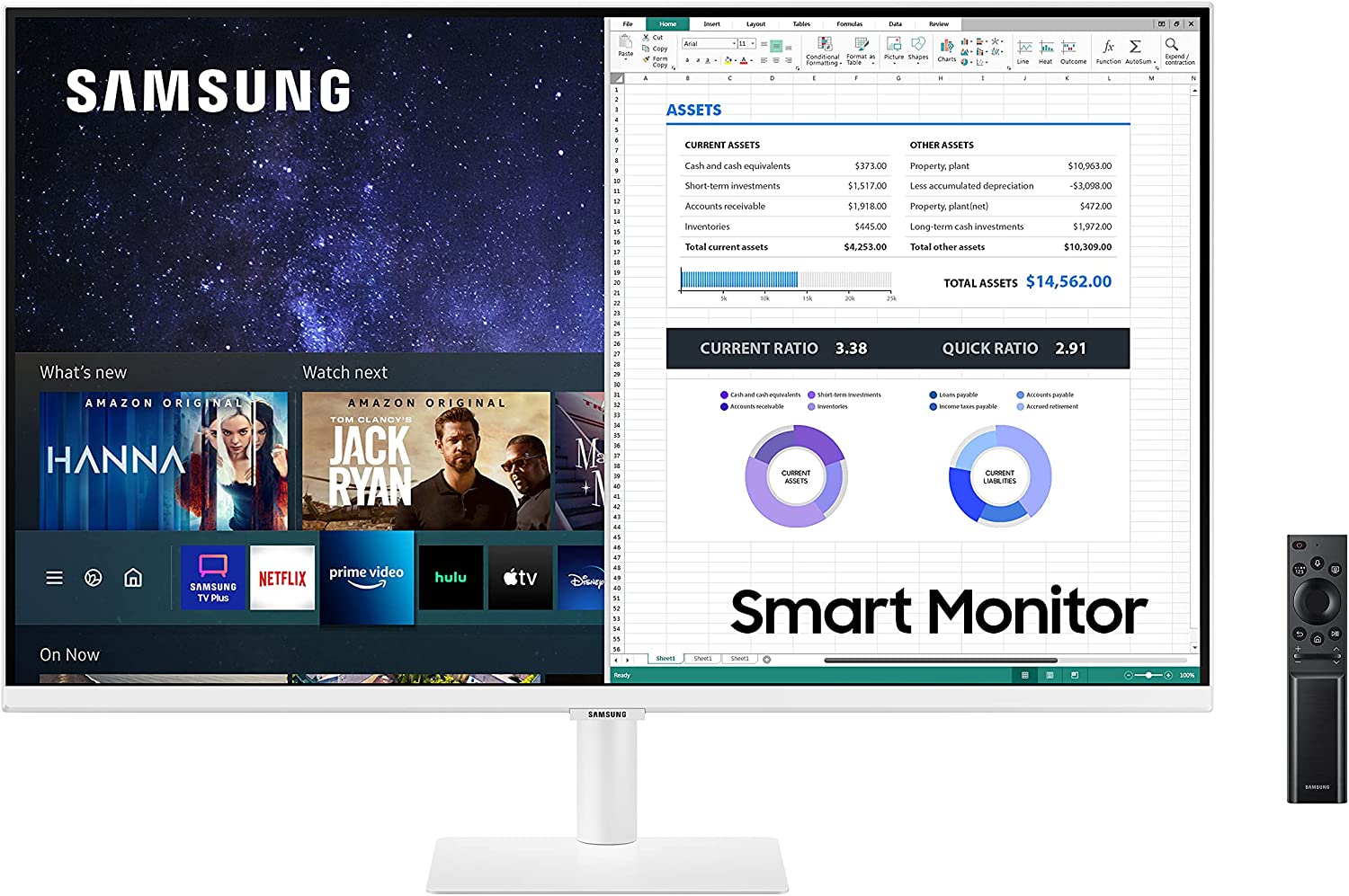 Samsung - Ecran Pc Smart M5 32 - Blanc