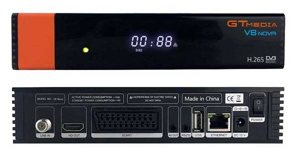 Récepteur Satellite GTMedia V8 Nova (FreeSat V8 Nova)