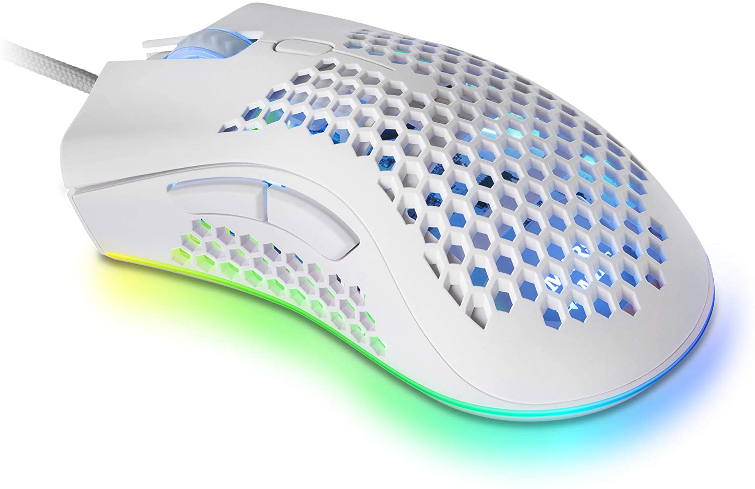 Souris Gaming Mars Gaming MMEX 32000 DPI Blanco