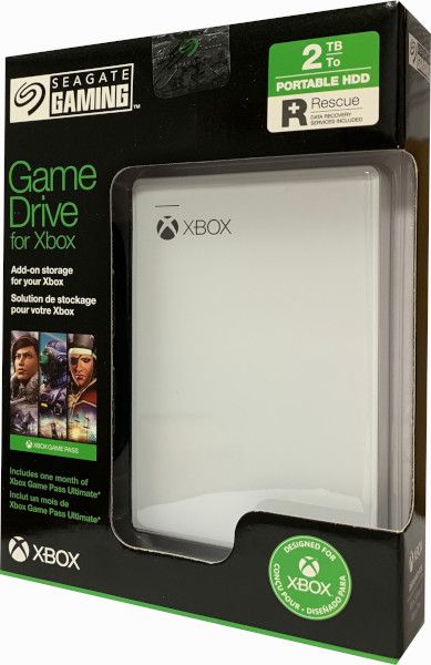 Seagate Game Drive 2 To White Xbox One / Xbox Series X/S