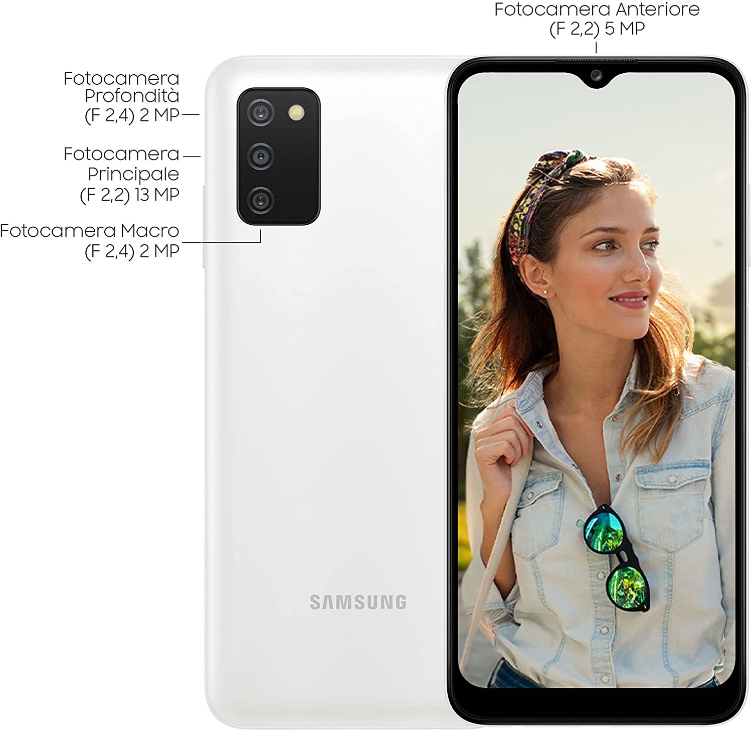 Téléphone Portable Smartphone - Samsung Galaxy A03s- Mémoire 32 Go