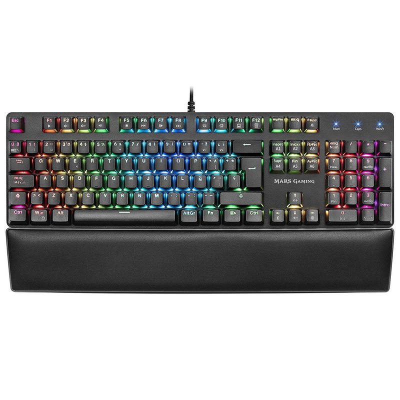 Clavier Mars Gaming MKAXES Rose RGB - DiscoAzul.com